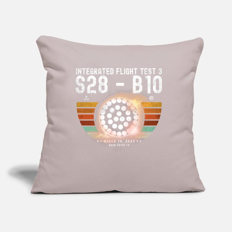 March 14, 2024 Pi Day - Third Flight Test of Sofa pillowcase 17,3'' x 17,3'' (45 x 45 cm)