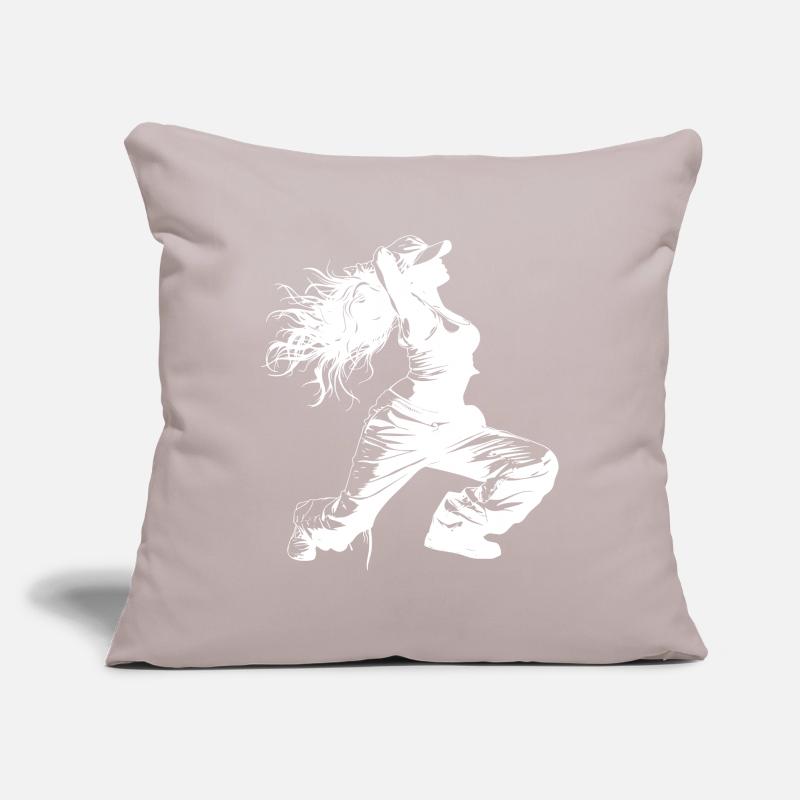 Dessin de breakdancer Housse de coussin décorative 45 x 45 cm
