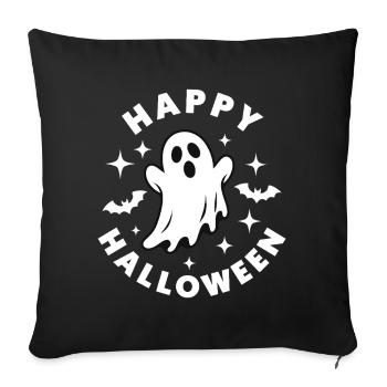 Joyeux halloween - Housse de coussin décorative 45 x 45 cm - noir - Devant