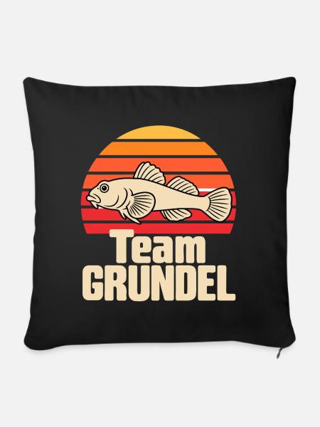 Team Grundel - Sofakissenbezug 45 x 45 cm - Schwarz