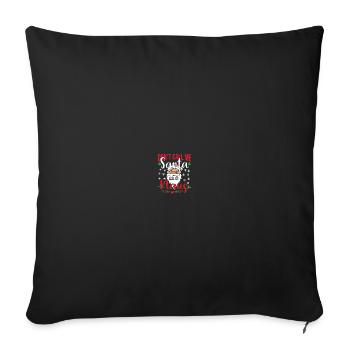 Ne m’appelez pas Père Noël appelez-moi Klaus - Housse de coussin décorative 45 x 45 cm - noir - Devant