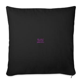 Kaffee Arbeit Arbeiten Kaffeeliebhaberin - Sofakissenbezug 45 x 45 cm - Schwarz - Vorne