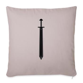 Sword - Sofa pillowcase 17,3'' x 17,3'' (45 x 45 cm) - light taupe - Front
