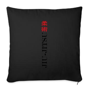 Jiu Jitsu - Sofa pillowcase 17,3'' x 17,3'' (45 x 45 cm) - black - Front