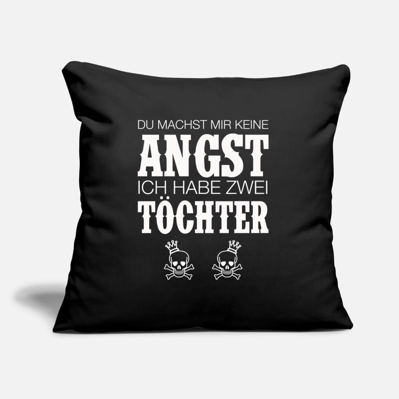 MUTTER VATER VON TÖCHTERN MOM DAD SPRÜCHE GESCHENK Sofakissenbezug 45 x 45 cm