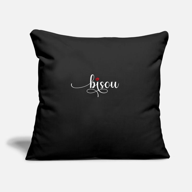 Bisous Kuss Trendy Chic Relax Angesagt Statement Sofakissenbezug 45 x 45 cm