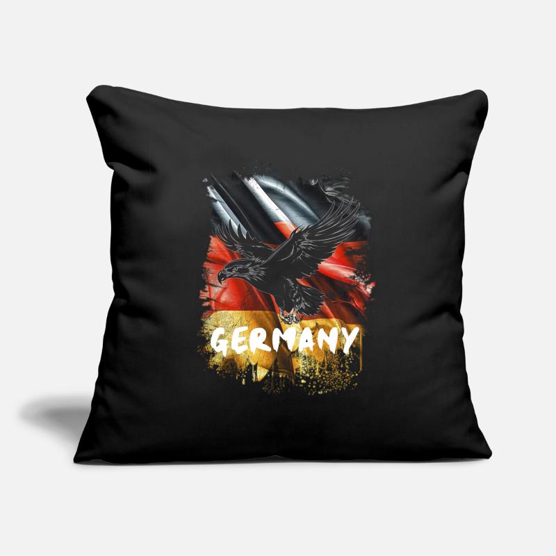 German eagle with Germany flag Sofa pillowcase 17,3'' x 17,3'' (45 x 45 cm)