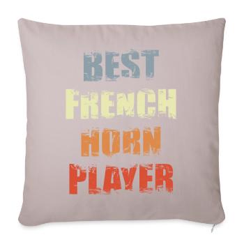 Best French Horn Player - Sofa pillowcase 17,3'' x 17,3'' (45 x 45 cm) - light taupe - Front