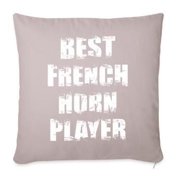 Best French Horn Player - Sofa pillowcase 17,3'' x 17,3'' (45 x 45 cm) - light taupe - Front