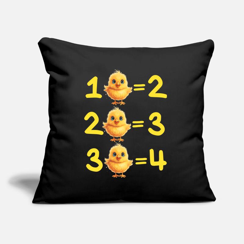 mathématiques, math, addition Housse de coussin décorative 45 x 45 cm