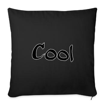 Refroidir - Housse de coussin décorative 45 x 45 cm - noir - Devant