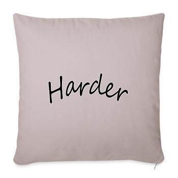 Harder - Sofa pillowcase 17,3'' x 17,3'' (45 x 45 cm) - light taupe - Front