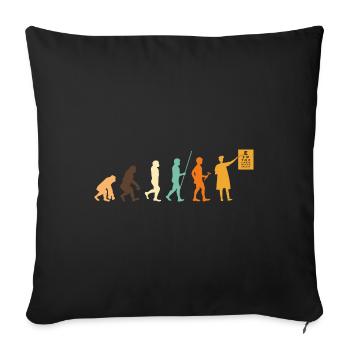 Optometrist Optician Optometry Ophthalmologist - Sofa pillowcase 17,3'' x 17,3'' (45 x 45 cm) - black - Front