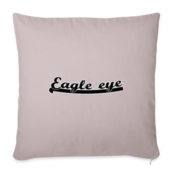Eagle eye - Sofa pillowcase 17,3'' x 17,3'' (45 x 45 cm) - light taupe - Front
