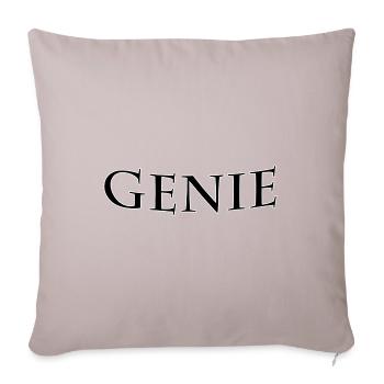 Génie - Housse de coussin décorative 45 x 45 cm - taupe clair - Devant