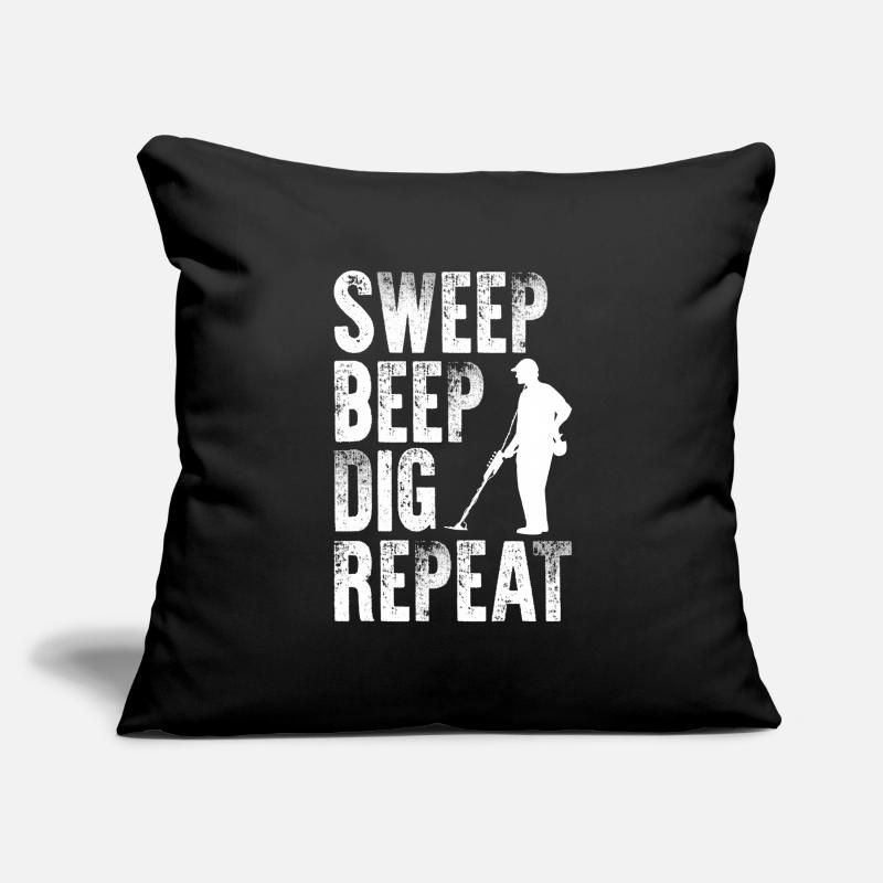 Sweep Beep Dig Repeat Sofa pillowcase 17,3'' x 17,3'' (45 x 45 cm)