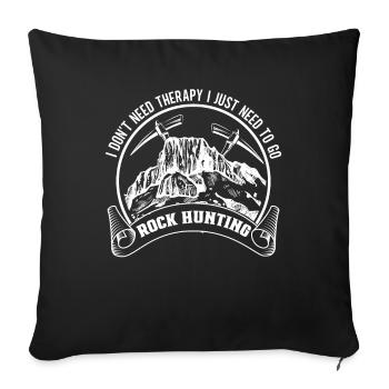 Geology Student Geologist Geology Student - Sofa pillowcase 17,3'' x 17,3'' (45 x 45 cm) - black - Front