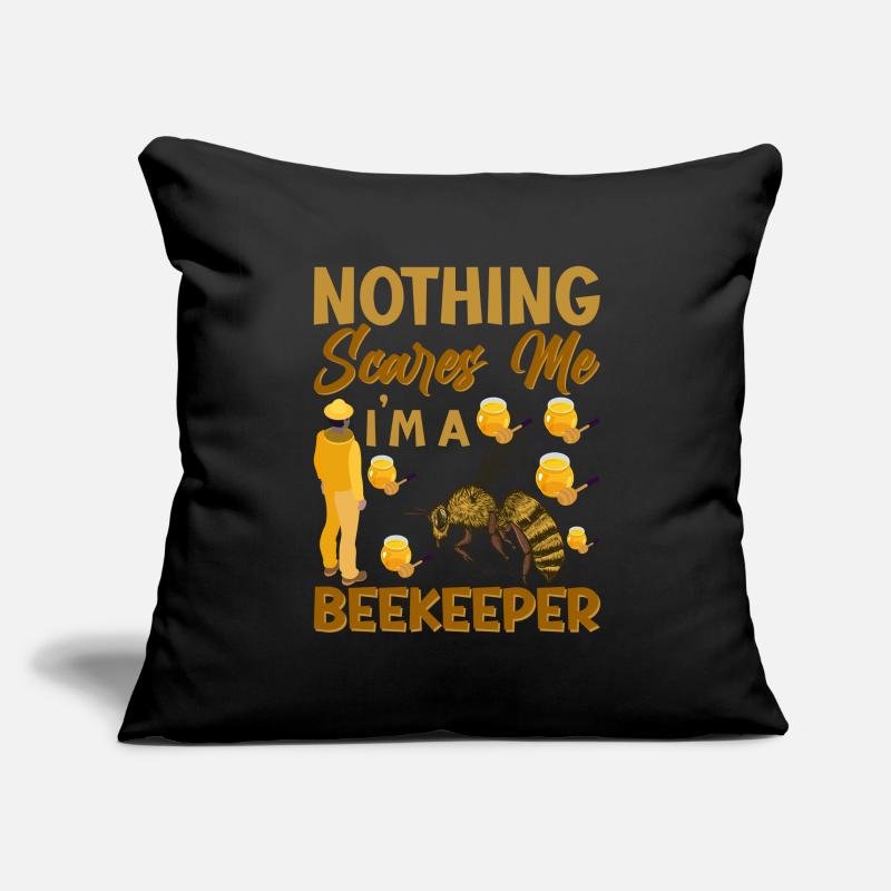 Beekeeping Beekeeping Course Beekeeper Association Honey Bee Sofa pillowcase 17,3'' x 17,3'' (45 x 45 cm)