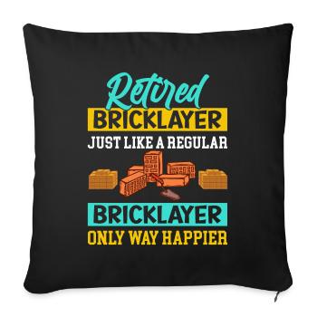 Mason Mason Mas - Sofa pillowcase 17,3'' x 17,3'' (45 x 45 cm) - black - Front