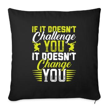 Breakdance Cool Saying - Sofa pillowcase 17,3'' x 17,3'' (45 x 45 cm) - black - Front