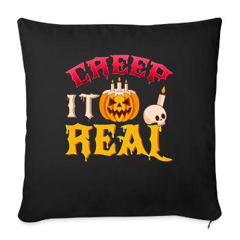 Halloween Costume Halloween Party - Sofa pillowcase 17,3'' x 17,3'' (45 x 45 cm) - black - Front
