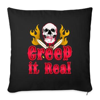 Halloween Costume Halloween Party - Sofa pillowcase 17,3'' x 17,3'' (45 x 45 cm) - black - Front