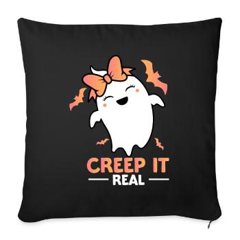 Halloween Costume Halloween Party - Sofa pillowcase 17,3'' x 17,3'' (45 x 45 cm) - black - Front