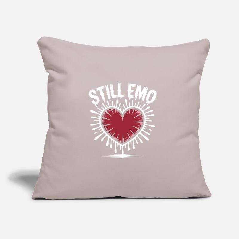 Toujours emo ! Esthétique alternative gothique emo Housse de coussin décorative 45 x 45 cm