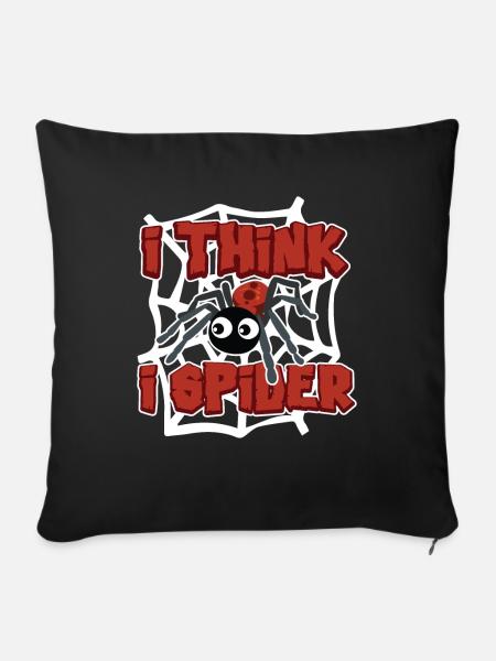 Lustiger Denglisch Spruch Denglisch Sprüche - Sofakissenbezug 45 x 45 cm - Schwarz