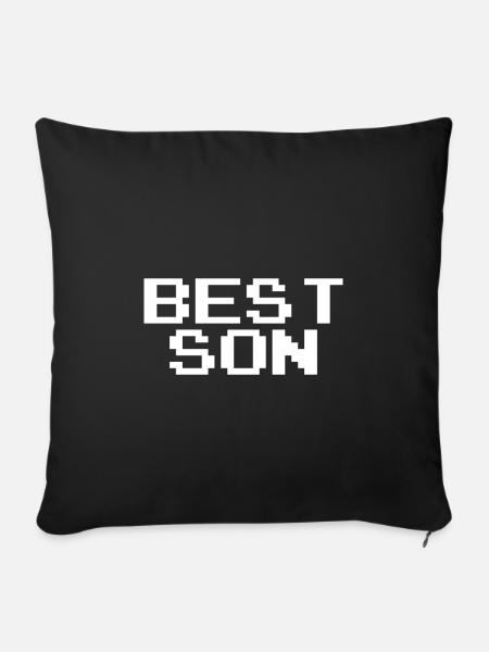 BESTER SOHN - Sofakissenbezug 45 x 45 cm - Schwarz