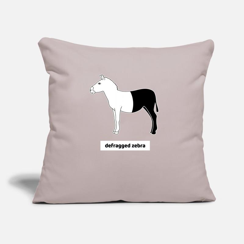 Informatiker Computer Rechner Humor Zebra Defrag Sofakissenbezug 45 x 45 cm
