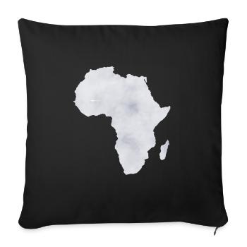 Africa - Sofa pillowcase 17,3'' x 17,3'' (45 x 45 cm) - black - Front