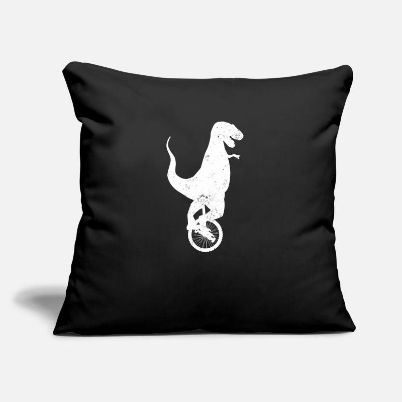 Einrad Dinosaurier T-Rex Geschenk Sofakissenbezug 45 x 45 cm