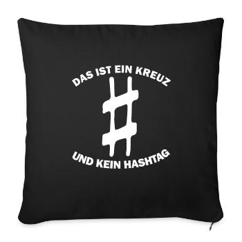 Tonleiter Notenschrift Musiknoten Notenschlüssel - Sofakissenbezug 45 x 45 cm - Schwarz - Vorne