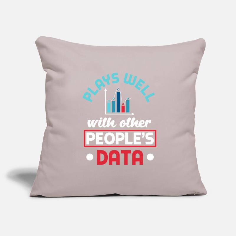 Data Engineering Data Analytics for a Data Sofa pillowcase 17,3'' x 17,3'' (45 x 45 cm)