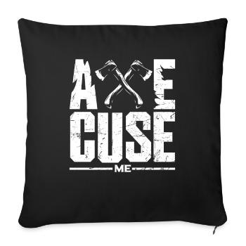 Axe Hatchet Throwing Hatchet Ax Thrower Axe Cuse - Sofa pillowcase 17,3'' x 17,3'' (45 x 45 cm) - black - Front
