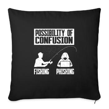 Cyber Security Professional Expert Ethical Hacker - Sofakissenbezug 45 x 45 cm - Schwarz - Vorne