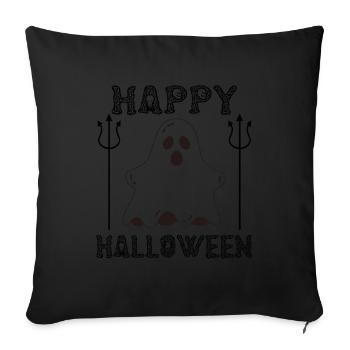 Happy Halloween - Halloween Day - Sofa pillowcase 17,3'' x 17,3'' (45 x 45 cm) - black - Front