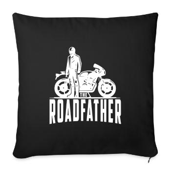 The Roadfather Design: Ultimate Gift for - Sofa pillowcase 17,3'' x 17,3'' (45 x 45 cm) - black - Front