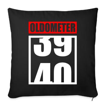 1979 40 years 40th birthday party gift - Sofa pillowcase 17,3'' x 17,3'' (45 x 45 cm) - black - Front