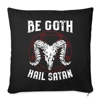 Satan Devil Gifts | Satanisme Horreur gothique - Housse de coussin décorative 45 x 45 cm - noir - Devant