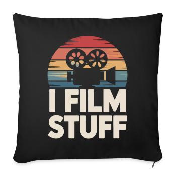 Filmmaker Film Director Cinematographer Film - Sofa pillowcase 17,3'' x 17,3'' (45 x 45 cm) - black - Front