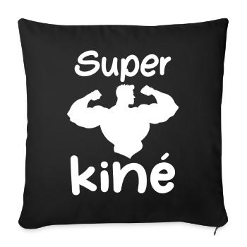Super kiné - Housse de coussin décorative 45 x 45 cm - noir - Devant