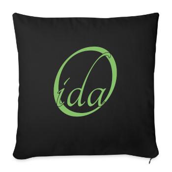 Oida - Sofakissenbezug 45 x 45 cm - Schwarz - Vorne