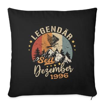 Legendär seit Dezember 1996 limitierte Auflage - Sofakissenbezug 45 x 45 cm - Schwarz - Vorne