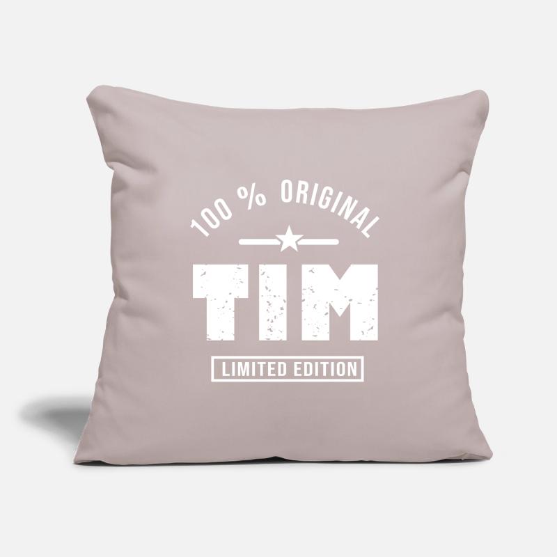Tim original personalized gift first name tim Sofa pillowcase 17,3'' x 17,3'' (45 x 45 cm)