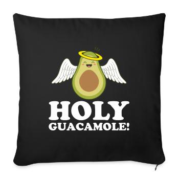 Holly Guacamole - Sofakissenbezug 45 x 45 cm - Schwarz - Vorne
