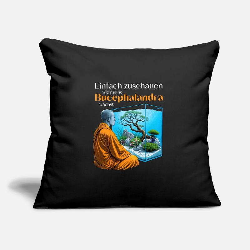 Il suffit de regarder mon Bucephalandra grandir Housse de coussin décorative 45 x 45 cm