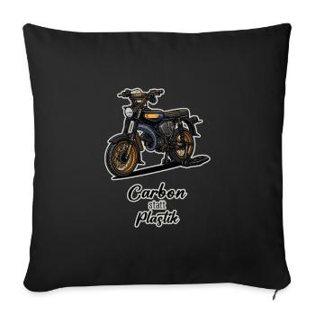 S51 // Tuning // Illustration - Sofakissenbezug 45 x 45 cm - Schwarz - Vorne