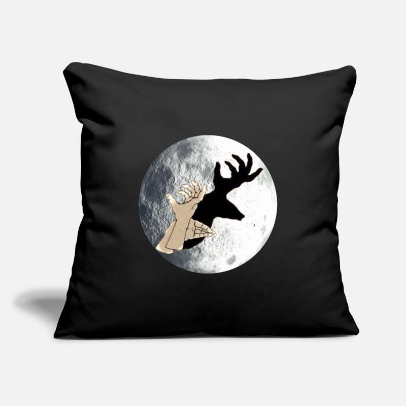 Shadow Figure Hands Deer Sofa pillowcase 17,3'' x 17,3'' (45 x 45 cm)
